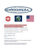 CM 2215 UPDATED EXAMS SCRIPT ACTUAL QUESTIONS AND ANSWERS SURE