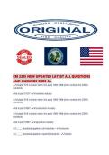 CM 2215 NEW UPDATED LATEST ALL QUESTIONS AND ANSWERS SURE 