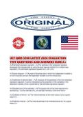 UCF QMB 3200 LATEST 2026 EVALUATION TEST QUESTIONS AND ANSWERS SURE 