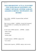 NHCO PHLEBOTOMY ACTUAL EXAM PREP&NewLine;&sol;TEST BANK 2026 ALL QUESTIONS AND&NewLine;CORRECT DETAILED ANSWERS ALREADY&NewLine;AGRADED &vert;CURENTLY TESTING&vert;NEW AND&NewLine;REVISED