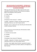 ADVANCED HEALTH ASSESSMENT - NEUROLOGY QUESTIONS WITH DETAILED VERIFIED AND 100&percnt; ACCURATE ANSWERS