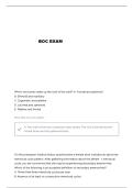 AT BOC PREP DOMAIN II EXAMINATION&comma; ASSESSMENT AND DIAGNOSIS QUESTIONS AND VERIFIED ANSWERS