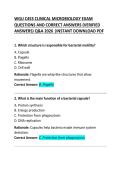 WGU C453 Clinical Microbiology Study Guide