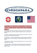 IAHCSMM CIS CERTIFIED INSTRUMENT SPECIALIST LATEST EXAMS SCRIPT QUESTIONS