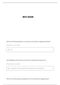 ASCP BOC EXAM STUDY GUIDE FROM THE MOBILE APP QUESTIONS AND VERIFIED ANSWERS