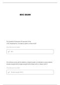 BOC FINAL EXAM ONLINE COURSE QUESTIONS AND VERIFIED ANSWERS