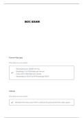 BOC STUDY &lpar;ACES WORKSHOP&rpar; QUESTIONS AND VERIFIED ANSWERS