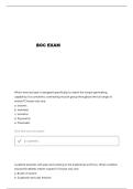 BOC PRACTICE EXAM 2 QUESTIONS AND VERIFIED ANSWERS