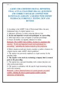 AAERT CDR &lpar;CERTIFIED DIGITAL REPORTER&rpar;&NewLine;FINAL ACTUAL EXAM PREP 2026 ALL QUESTIONS&NewLine;AND CORRECT DETAILED ANSWER WITH&NewLine;RATIONALES ALREADY A GRADED WITH EXPERT&NewLine;FEEDBACK &vert;CURRENTLY TESTING &vert;NEW AND&NewLine;REVISED