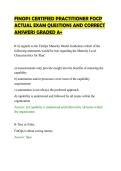 FINOPS CERTIFIED PRACTITIONER FOCP&NewLine;ACTUAL EXAM QUESTIONS AND CORRECT&NewLine;ANSWERS GRADED A&plus;&NewLine;