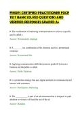 FINOPS CERTIFIED PRACTITIONER FOCP&NewLine;TEST BANK SOLVED QUESTIONS AND&NewLine;VERIFIED RESPONSES GRADED A&plus;