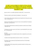 CA MFT LAW & ETHICS LATEST ACTUAL EXAM &NewLine;QUESTIONS AND CORRECT DETAILED ANSWERS &NewLine;WITH RATIONALES &lpar;VERIFIED ANSWERS&rpar; &vert;ALREADY &NewLine;GRADED A&plus; 2026