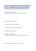 Cardiac Cath Lab Rn A - Prophecy-Relias Questions With Correct Answers 2026