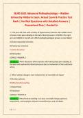 A PACKAGE DEAL FOR NURS 6501 ADVANCED PATHOPHYSIOLOGY MIDTERM EXAM VERSIONS WITH DETAILED VERIFIED SOLUTIONS &sol;A GRADE ASSURED