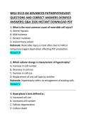 WGU D115 Advanced Pathophysiology Study Guide