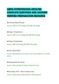 ABFM TEST 2026 VERIFIED QUESTIONS &NewLine;AND ANSWERS PASS GUIDE 