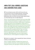 ABFM TEST 2026 VERIFIED QUESTIONS &NewLine;AND ANSWERS PASS GUIDE 