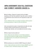 ABFM ASSESSMENT 2026 FULL QUESTIONS &NewLine;AND CORRECT ANSWERS GRADED A&plus; 
