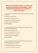 NGN NCLEX RN EXAM TEST BANK &vert; ACCURATE AND &NewLine;VERIFIED 600 QUESTIONS AND ANSWERS &vert; EXPERT &NewLine;VERIFIED FOR GUARANTEED PASS &vert; GRADED A&plus; &vert; &NewLine;LATEST 2026 UPDATE