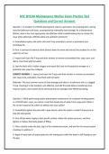 NYC NYCHA Maintenance Worker Exam Practice Test Questions and Correct Answers