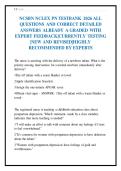 NCSBN NCLEX PN TESTBANK 2026 ALL&NewLine;QUESTIONS AND CORRECT DETAILED&NewLine;ANSWERS ALREADY A GRADED WITH&NewLine;EXPERT FEEDBACK&vert;CURRENTLY TESTING&NewLine;&vert;NEW AND REVISED&vert;HIGHLY&NewLine;RECOMMENDED BY EXPERTS&NewLine;