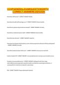 CCHP GENERAL EXAM QUESTIONS WITH CORRECT ANSWERS 20252026