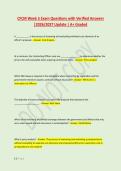 CFCM Week 5 Exam Questions with Verified Answers &NewLine;&vert;2026&sol;2027 Update &vert; A&plus; Graded