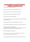 CCHP EXAM STUDY QUESTIONS WITH CORRECT ANSWERS 2026&period;
