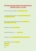 MSP Study Guide Exam Questions with Verified Answers &NewLine;&vert;2026&sol;2027 Update &vert; A&plus; Graded