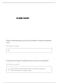 OLERE QUESTIONS AND VERIFIED ANSWERS