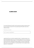 OLERE &lpar;OKLAHOMA LEGAL AND ETHICAL RESPONSIBILITIES EXAMINATION&rpar; QUESTIONS AND VERIFIED ANSWERS
