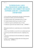 NCOEMS EXAM 1 AND 2&NewLine;PRACTICE&sol;STUDY GUIDE 2026 ALL&NewLine;QUESTIONS AND CORRECT DETAILED&NewLine;ANSWERS ALREADY A GRADED &vert;NEW&NewLine;AND REVISED