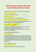 PSYC 4334 Final Exam  Questions with Verified &NewLine;Answers &vert;2026&sol;2027 Update &vert; A&plus; Graded 