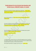 TestOut Network Pro 13&period;4&period;6 Practice Exam Questions with &NewLine;Verified Answers &vert;2026&sol;2027 Update &vert; A&plus; Graded