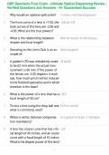 ODP Spectacle Study Guide - Verified Questions and Answers - A&plus; Guaranteed Success Exam Review&NewLine;