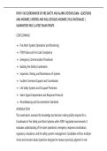 FDNY F-80 COORDINATOR OF FIRE SAFETY AND ALARM SYSTEMS EXAM &ndash; QUESTIONS&NewLine;AND ANSWERS &vert; VERIFIED AND WELL DETAILED ANSWERS &vert; PLUS RATIONALES &vert;&NewLine;GUARANTEED PASS &vert; LATEST EXAM UPDATE