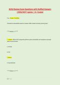 ACAS Review Exam Questions with Verified Answers &NewLine;&vert;2026&sol;2027 Update &vert; A&plus; Graded