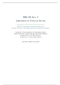 NURS 406 QUIZ 5 &vert; QUESTIONS AND ANSWERS &vert; 2026 UPDATE &vert; 100&percnt; CORRECT&period;