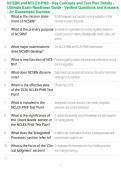 NCSBN and NCLEX-PN Comprehensive Review - Verified Questions and Answers - A&plus; Guaranteed Success Study Guide