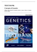 Test Bank &mdash; Concepts of Genetics&comma; 13th Edition &lpar;Klug&comma; Palladino & Killian&comma; 2025&rpar; &vert; All Chapters 1-26 Covered