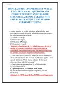 BSN366 EXIT HESI COMPREHENSIVE ACTUAL&NewLine;EXAM PREP 2026 ALL QUESTIONS AND&NewLine;CORRECT DETAILED ANSWERS WITH&NewLine;RATIONALES ALREADY A GRADED WITH&NewLine;EXPERT FEEDBACK &vert;NEW AND REVISED&NewLine;&vert;CURRENTLY TESTING&NewLine;
