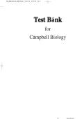 Test Bank for Campbell Biology &lpar;9th Edition&rpar; by Reece &ndash; All Chapters Included