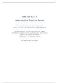 NURS 406 &ndash; Nursing Course 406 &ndash; Comprehensive Practice Review and Quiz 4 Study Guide