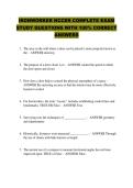 IRONWORKER NCCER COMPLETE EXAM &NewLine;STUDY QUESTIONS WITH 100&percnt; CORRECT &NewLine;ANSWERS 