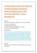 CO Steam Bath Installer Exam &lpar;State Of &NewLine;Colorado&rpar; Questions And Correct &NewLine;Answers &lpar;Verified Answers&rpar; Plus &NewLine;Rationales 2026 Q&A &vert; Instant &NewLine;Download Pdf