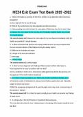 TEST BANK FOR HESI Exit Exam