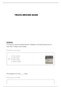 TRUCK DRIVING TEST FOR SCHNEIDER QUESTIONS AND VERIFIED ANSWERS
