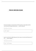 D&period;5&period;5 TILLER TRUCK DRIVING QUESTIONS AND VERIFIED ANSWERS