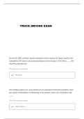 IFDA TRUCK DRIVING CHAMPIONSHIP QUESTIONS AND VERIFIED ANSWERS
