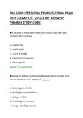 BUS 2204 &ndash; PERSONAL FINANCE 2 FINAL EXAM&NewLine;2026 COMPLETE QUESTIONS ANSWERS&NewLine;PREMIUM STUDY GUIDE&NewLine;